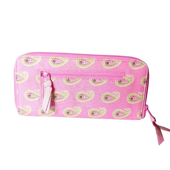 VERA BRADLEY Zip Around Wallet In Bermuda Pink - Picture 3 of 5